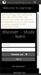Mobile Screenshot of learninglounge.com